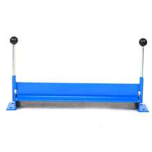 OUKANING 90° Schwenkbiegemaschine Abkantbank Kantbank Biegemaschine Blechbiegewange 460mm - Blau - Übersicht 2