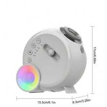 Đèn ngủ máy chiếu Galaxy Star Loa Bluetooth - Có cài đặt thời gian, Điều khiển từ xa, Hiệu ứng sao băng động, Đèn chiếu LED RGB dùng nguồn USB cho phòng ngủ, Phòng chơi game - trắng - Xem 4