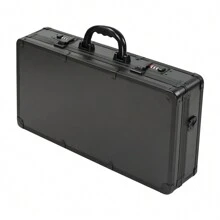 Barber Stylist Suitcase Carrying Case Box For Clippers Trimmers Scissors Combs Barber Tool Travel Case Hairdresser Salon Clipper Trimmer Holder Organizer Box With Lock - Black - View 5