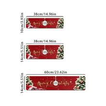 1 件圣诞树图案水龙头吸水干燥垫，复古咖啡吸水速干垫，防水防滑浴室厨房台面水龙头干燥垫，办公室商业农场家庭水龙头装饰垫，家居装饰，房间装饰，厨房装饰，圣诞派对装饰 - 彩色 - 查看 6