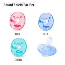 1 件装柔软硅胶可爱卡通奶嘴，硅胶奶嘴，防吸吮手指奶嘴 - 彩色 - 查看 2