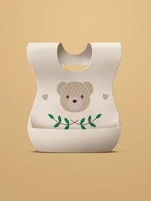 20pcs/Pack Disposable Baby Bibs, Waterproof Infant Feeding Bibs - Multicolor - View 3