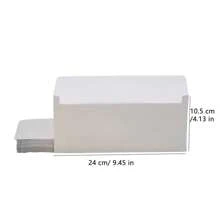 50 phong bì đựng bưu thiếp keo nước bọt, giấy kraft màu đen, be, vàng, bạc, nâu, trang trí tiệc Giáng sinh sáng tạo & quà tặng - màu đen - Xem 2