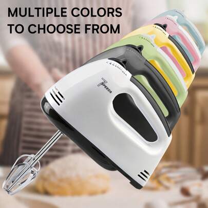  PANCERKA 1set Electric Hand Mixer, 7-Speed Hand-Held Egg Beater Whisk Breaker, Electric Mixer, Home Appliances Stirrer, Electric Food Mixers Kitchen Bowl Aid Whisk Mixing