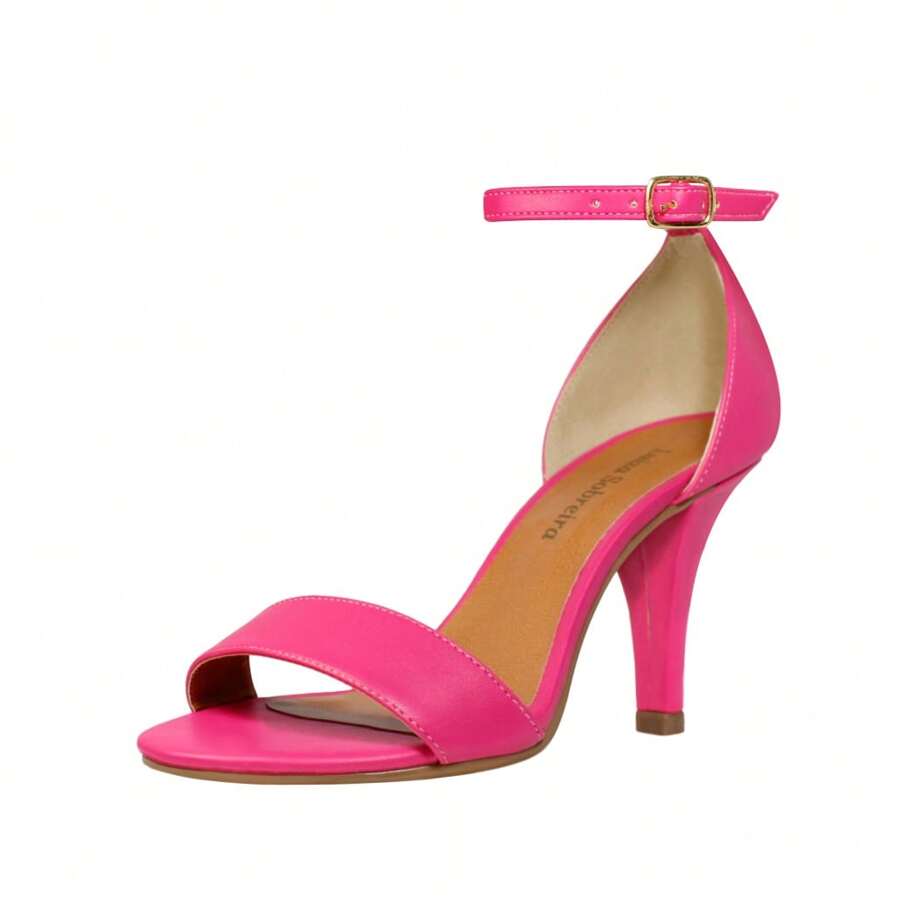 Women Heeled Sandals - Hồng - Xem 1