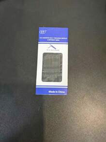 1box,12 PCS Needles, Assorted Self Threading Needles Sewing Needles, Multi-Size Side Opening Stainless Steel Darning Sewing Household Hand Tools The Needle Packaging Is Sent Randomly, Tools For Men