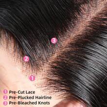 bling hair 180% Density Straight Human Hair 6x4 7x5 9x6 5x5 Wear And Go Glueless Wigs Human Hair Pre Plucked Pre Cut For Beginners 6x4 Lace Closure Wigs Straight 13x4 13x6 Lace Front Wigs Human Hair No Glue Pre Cut 3 Seconds To Wear Glueless Wigs Brazilian Straight Human Hair Wigs Natural Black Everyday Party Use Needed Long Black Wig Versatile Hairpiece Sleek Hairstyle Realistic Hairpiece Beauty Accessory Beginner Friendly For Sports, Vacation, Halloween, Christmas, Festivals, Proms, Outdoor, Cosplay, Campus, School, Beach, Wedding, Camping, Holiday, Summer Outfits, Charming, Elegant, Casual, Y2K Fashion, SS25 Styles, For Daily Use - Natural Black - Xem 2