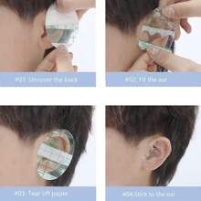 Czepki kąpielowe z osłonami na uszy, jednorazowe wodoodporne ochraniacze uszu dla dzieci, odpowiednie do pływania, kąpieli, surfingu i innych sportów wodnych