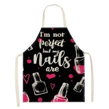 1pc Heart & Lip Print Halloween 3D Pattern Linen Apron For Home Cooking, Kitchen Wear Cooking Enthusiasts,Home Decor,Kitchen Decor,Halloween Decor,Room Decor,Christmas Decor,Party Decor,Party Gift,Halloween Decorations,Christmas Decorations,Halloween Gift,Christmas Gift,Kitchen Items,Kitchen Utensils,Kitchen Tools,Kitchen Things. - Multicolor - View 18