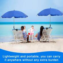 1 Pezzo Ombrellone Regolabile Con Clip Universale Per Fissare Sedie Da Spiaggia E Tavoli, Attività All'aperto Come Trekking E Camping, Ombrellino Conveniente Per Leggeri Acquazzoni