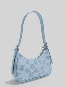 Women's Jacquard Bags Casual Mini Underarm Saddle Bag Satchel Purse And Top Handle Handbags