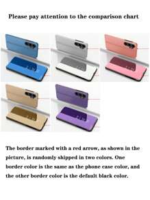 Hadaasi 1pc Rose Gold Electroplated 3D Mirror Phone Case, Compatible With Iphone 17 Pro/17 Pro Max/17 Air/17/16E And S26 Ultra/S26 Plus/S26/Galaxy A36/A17/A07/S25 Ultra/Plus, /Redmi 15C/POCO, And Honor X9c/X60 Pro, Honor 400/400 Pro/400 Lite - Rose Gold - View 12