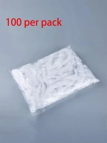 50/100/150/200/300 قطعة غطاء رأس استحمام يمكن التخلص منه، غطاء شعر مقاوم للغبار للتموين والمطبخ وصبغ الشعر والصالون والجمال والقبعة وغطاء الاستحمام ومنتجات وإكسسوارات الشعر للصالون والسفر والعودة إلى المدرسة والعطلات والإكسسوارات للنساء