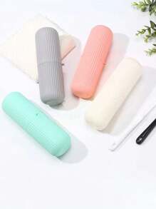 1 件套牙刷杯和漱口杯，防碎水杯，多功能便携式牙刷架，防摔设计，旅行和家居均可用作家居浴室装饰秋季装饰返校 - 彩色 - 查看 9