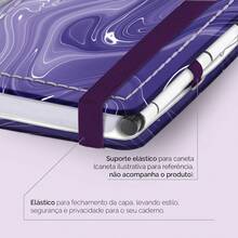 Iscool Mini Lyrical Abstract Abyssal Flow Disc Notebook - 紫色 - 查看 7