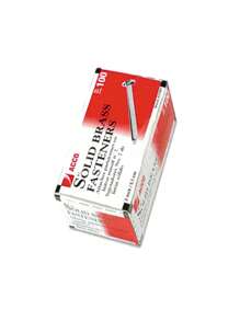 Acco 71507 Brass Prong Paper File Fasteners 2 Long 100 Per Box - Multicolor - View 3