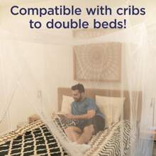 1PC Universal Mosquito Net For Single To King-Sized Beds Single Openings Decorative Rectangular Shape For Home Mosquito Net