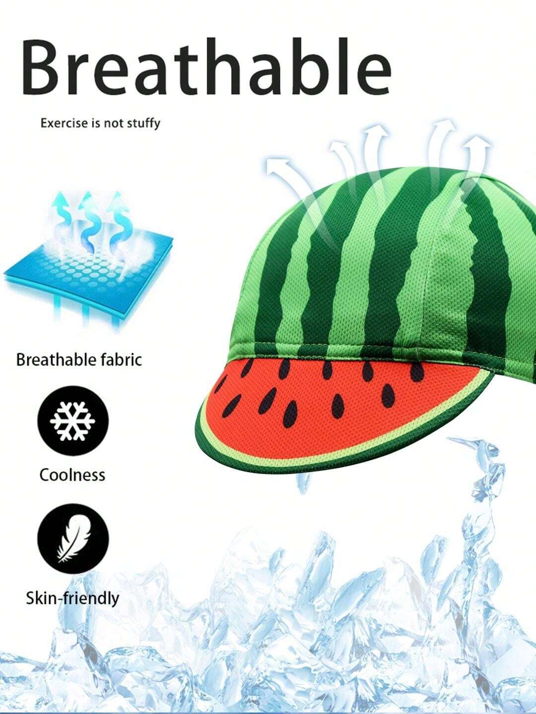 Casquette De Cyclisme Été UPF50+ Unisexe - Protection Solaire Sous Casque
