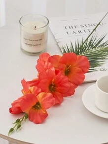 2pcs/6pcs 55cm Artificial Daffodil & Magnolia Silk Flowers, Suitable For Home, Living Room, Wedding, Dining Table Decor, Romantic Theme, Valentine's Day, Gift, Birthday, Graduation Ceremony