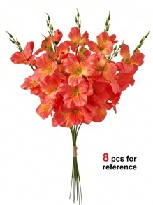 2pcs/6pcs 55cm Artificial Daffodil & Magnolia Silk Flowers, Suitable For Home, Living Room, Wedding, Dining Table Decor, Romantic Theme, Valentine's Day, Gift, Birthday, Graduation Ceremony