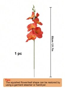 2pcs/6pcs 55cm Artificial Daffodil & Magnolia Silk Flowers, Suitable For Home, Living Room, Wedding, Dining Table Decor, Romantic Theme, Valentine's Day, Gift, Birthday, Graduation Ceremony