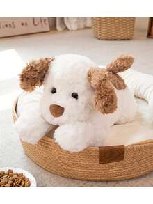 13,7 Zoll süßer Welpen Plüsch Spielzeug Welpen Plüsch Hund Spielmatte Kawaii Simulation Teddy Hund Plüsch Spielzeug Geschenk, süßer Welpen Lockenkopf Welpen Puppe Plüsch Spielzeug große Hunde Puppe Schlummerragg Puppe Geburtstagsgeschenk - mehrfarbig - Übersicht 4