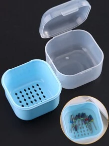 Mũi khoan nghệ thuật làm móng Đầu mài Máy khử trùng Hộp khử trùng Hộp vệ sinh dụng cụ làm móng Hộp đựng đồ làm móng Phụ kiện kẹp cắt móng - Nhiều màu - Xem 13