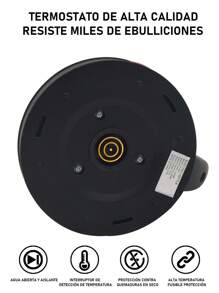 Hervidor eléctrico de acero inoxidable de 2L, hervidor de agua caliente, hervidor inalámbrico - Plateado - Ver 7