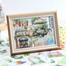 1 Cuốn Sách 20 Tờ Trong Suốt Không Thấm Nước PET Sticker Book, DIY Scrapbooking, Nhật Ký Nhãn Dán Trang Trí, Văn Phòng Phẩm Cổ Điển - Nhiều màu - Xem 2