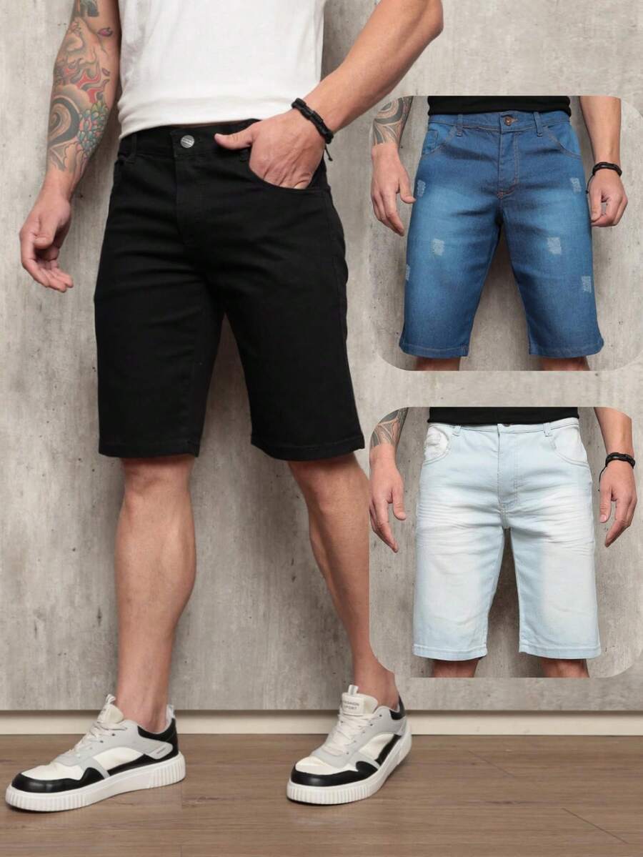 Men Shorts - Azul - Ver 1