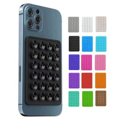 2 件硅胶 24 件吸盘手机壳背板适用于手机笔记本电脑包卡夹钱包名片夹信用卡夹女士女士男士