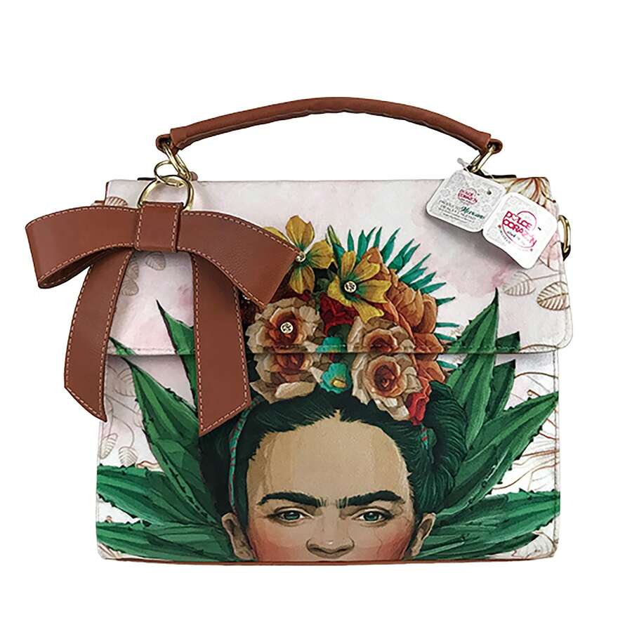BOLSO TERCIOPELO ESTAMPADO PARA MUJER - Multicolor - Ver 1