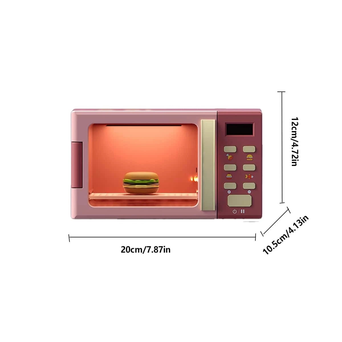 ROBOTIME Wooden Toy Oven Play Kitchen Set, Kids Kitchen Playset With Play Food, Pretend Play Oven Wooden Toy Kitchen Set For Toddlers Boys Girls(Vintage Green
