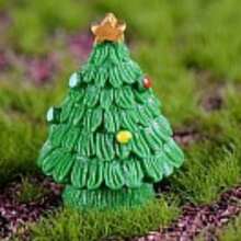 1 件圣诞树系列创意圣诞微景观配件，各种尺寸可爱圣诞树装饰，桌面装饰 - 多色 - 查看 18