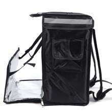 42L Large Food Delivery Insulated Bags Pizza Takeaway Thermal BBQ Bag Backpack - Black - View 11