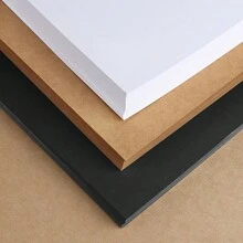 20/50 Blatt 250 g/m² dicker doppelseitiger matter Hartkarton in Weiß und Schwarz, Rindslederfarbe, A4 (8,26 x 11,69 Zoll), Skizzenmalerei, Buntstift, handgefertigt, dickes Hartpapier - 250 g/m² - Übersicht 6