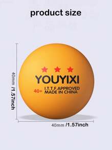 5pcs/10pcs/20pcs Table Tennis Balls, 3-Star Professional Match Training Ping Pong Balls, Durable And Bouncy For Serving Machine