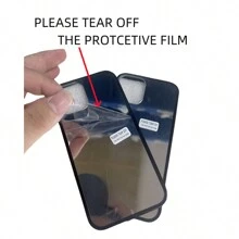 1pc Black Framed Makeup Mirror Phone Case, Compatible With Samsung, 11/12/12 Pro/12 Pro Max/13/13 Pro/13 Pro Max/14/14 Pro/14 Pro Max/15/15 Pro/15 Pro Max/16/16 Pro/16 Pro Max/16 Plus/17/17 Pro/17 Pro Max/17 AIR Phone Models - Black - View 2