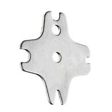 AS Fafna 烧烤架刮刀、圣诞礼物、无毛烤盘刷、厨房小工具清洁剂、露营配件、适用于洗碗机的无毛烧烤架刷替代品 - 銀色 - 查看 11