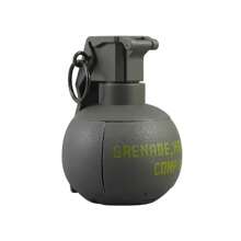 Juguetes de Granada Airsoft M67, Granada táctica de plástico, juego de batalla CS, juguete de granada de mano con anillo de tracción, modelo de utilería para roles, para mayores de 14 años