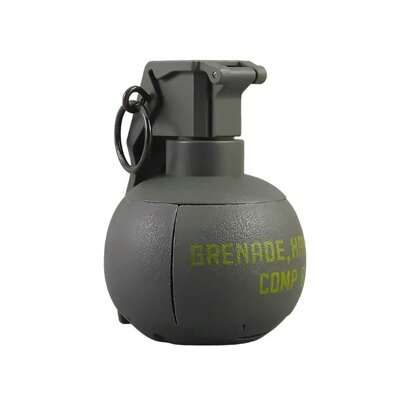 M67 气枪手榴弹玩具战术手榴弹塑料 CS 战斗游戏玩具手榴弹拉环玩具角色扮演模型道具适合 14 岁以上