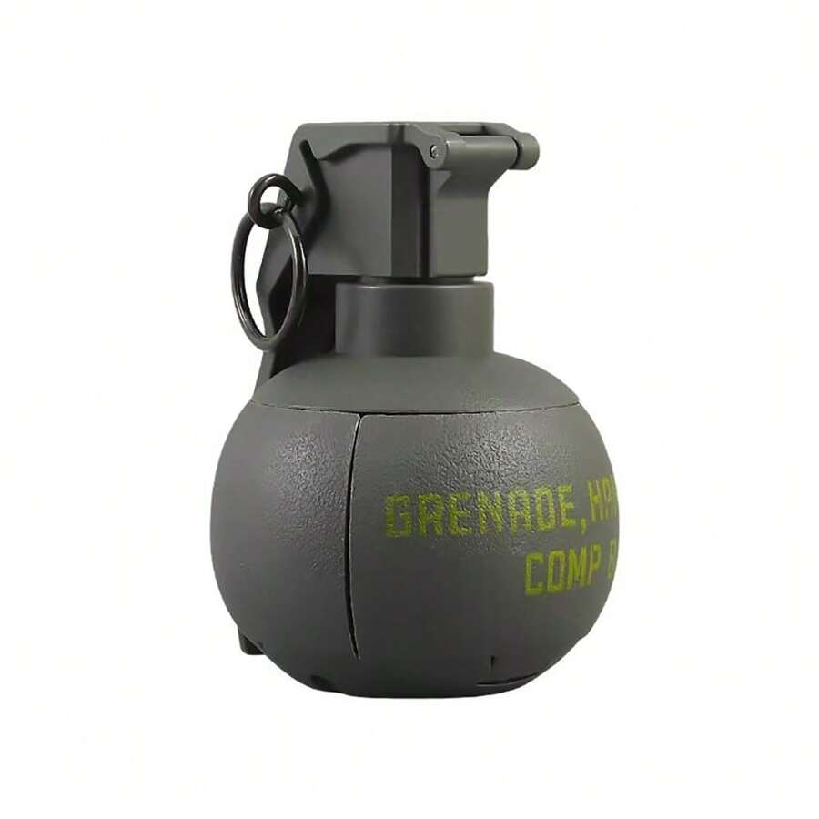 Juguetes de Granada Airsoft M67, Granada táctica de plástico, juego de batalla CS, juguete de granada de mano con anillo de tracción, modelo de utilería para roles, para mayores de 14 años