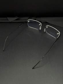 Balgrif Rimless Screw-On Glasses, Aluminum Frame, Men's And Women's, Most Resistant New Release, 2056 - 黑色 - 查看 4