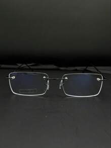 Balgrif Rimless Screw-On Glasses, Aluminum Frame, Men's And Women's, Most Resistant New Release, 2056 - 黑色 - 查看 2