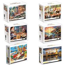 1000pcs Jigsaw Puzzles Toys For Home Decoration,70x50cm/27.56x19.68inch Big Size Art Education White Puzzles For Christmas Holiday New Year Gifts
