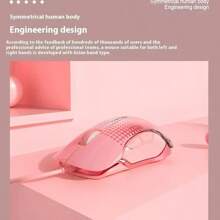 AJAZZ AJ358 Wired Mouse USB PMW3325 Engine 10000DPI Symmetrical Ergonomics Lightweight Gaming E-Sports Mouse PC Laptop Accessory - 黑色 - 查看 2