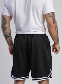 Quần short thể thao bóng rổ mềm mại và chi tiết (thoáng khí) - màu đen - Xem 5