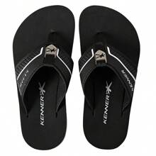 Men Sandals - Blanco y Negro - Ver 3