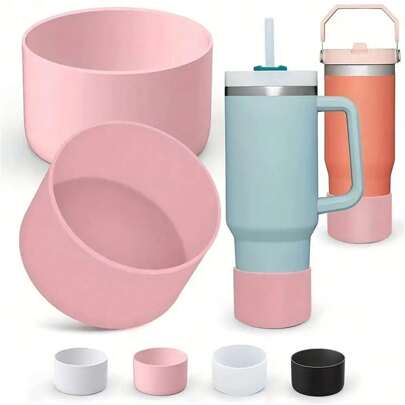 1  Cup Boot Cover, 40Oz / 30Oz  Water Bottle Non-Slip Cup Bottom Protective Cover For  Cup Cover, Silicone Cup Cover For 30Oz/40Oz  Cup, Protective Bottom, Cup Bottom Protective Cover