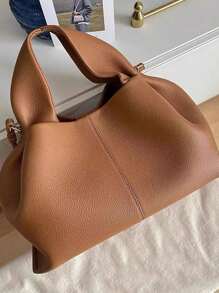 Bolsos de mujer tipo hobo fruncidos de moda, bolsos de hombro cruzados de lujo de PU de caja de alta calidad y para mujer